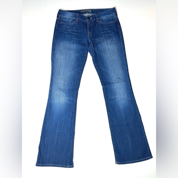 Express Women's Stella Boot Cut Jeans Size- 6 R - Picture 1 of 10